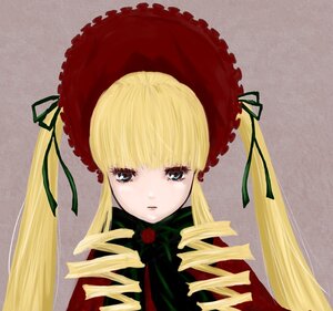 Rating: Safe Score: 0 Tags: 1girl bangs blonde_hair blue_eyes bonnet bow bowtie drill_hair flower green_bow image long_hair long_sleeves looking_at_viewer ribbon rose shinku sidelocks simple_background solo twintails User: admin