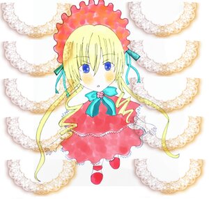 Rating: Safe Score: 0 Tags: 1girl :o blonde_hair blue_eyes blush bow bowtie dress full_body image long_hair long_sleeves looking_at_viewer pantyhose red_dress shinku solo standing twintails very_long_hair User: admin