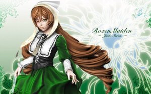 Rating: Safe Score: 0 Tags: 1girl brown_hair dress drill_hair frills green_dress green_eyes head_scarf heterochromia image long_hair long_sleeves looking_at_viewer skirt_hold solo suiseiseki twin_drills very_long_hair User: admin