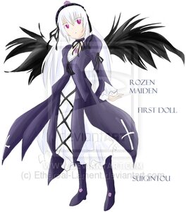 Rating: Safe Score: 0 Tags: 1girl black_ribbon black_wings boots dress frills full_body hairband image long_hair long_sleeves looking_at_viewer ribbon simple_background solo standing suigintou white_background wings User: admin