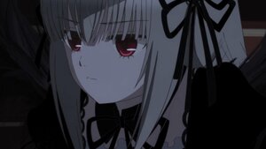 Rating: Safe Score: 0 Tags: 1girl bangs black_ribbon closed_mouth detached_collar dress eyebrows_visible_through_hair frills hair_ribbon image long_hair looking_at_viewer red_eyes ribbon solo suigintou User: admin