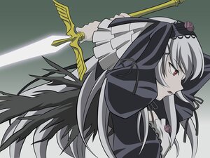 Rating: Safe Score: 0 Tags: 1girl auto_tagged bangs black_dress black_ribbon dress frills holding holding_weapon image long_hair long_sleeves profile red_eyes ribbon rose silver_hair solo suigintou sword very_long_hair virtual_youtuber weapon wings User: admin