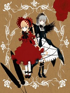 Rating: Safe Score: 0 Tags: 2girls blonde_hair blue_eyes bonnet bow dress drill_hair flower hairband image long_hair multiple_girls pair pink_rose red_dress red_eyes red_flower red_rose rose shinku silver_hair suigintou thorns twintails white_rose User: admin