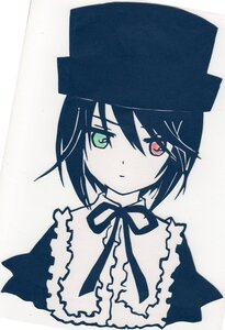 Rating: Safe Score: 0 Tags: 1girl capelet closed_mouth green_eyes hat heterochromia image looking_at_viewer neck_ribbon red_eyes ribbon short_hair solo souseiseki User: admin