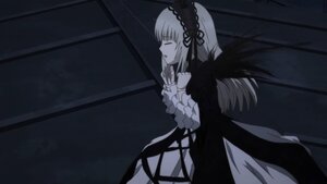 Rating: Safe Score: 0 Tags: 1girl black_dress black_ribbon black_wings closed_eyes dress frilled_sleeves frills hairband image long_hair long_sleeves profile ribbon silver_hair solo suigintou very_long_hair wings User: admin