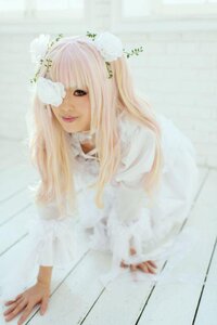 Rating: Safe Score: 0 Tags: 1girl bangs blonde_hair flower hair_flower hair_ornament kirakishou lips long_hair photo solo white_flower User: admin