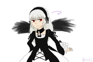Rating: Safe Score: 0 Tags: 1girl bangs black_dress black_ribbon black_wings closed_mouth dress feathered_wings frills hairband image juliet_sleeves long_hair long_sleeves looking_at_viewer red_eyes ribbon simple_background solo suigintou white_background white_wings wings User: admin