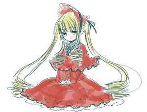 Rating: Safe Score: 0 Tags: 1girl auto_tagged blonde_hair blush bow bowtie capelet dress drill_hair full_body image long_hair long_sleeves looking_at_viewer red_dress shinku simple_background sitting solo twintails very_long_hair white_background User: admin
