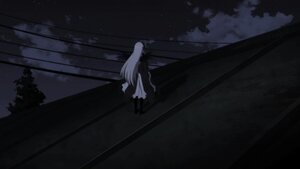 Rating: Safe Score: 0 Tags: 1girl auto_tagged dress image long_hair long_sleeves night outdoors sky solo standing suigintou very_long_hair wide_sleeves User: admin