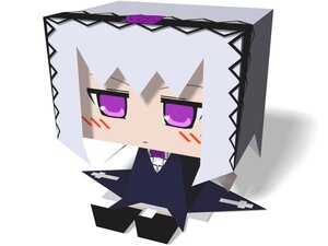 Rating: Safe Score: 0 Tags: 1girl bangs blush chibi eyebrows_visible_through_hair hairband image looking_at_viewer purple_eyes silver_hair simple_background solo suigintou white_background User: admin