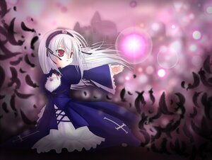 Rating: Safe Score: 0 Tags: 1girl bangs black_ribbon blurry dress eyebrows_visible_through_hair flower frills hairband image juliet_sleeves long_hair long_sleeves outdoors puffy_sleeves red_eyes ribbon silver_hair solo suigintou very_long_hair wide_sleeves wings User: admin