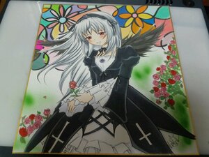 Rating: Safe Score: 0 Tags: 1girl black_dress dress flower frills hairband image long_hair long_sleeves looking_at_viewer marker_(medium) photo pink_flower red_flower red_rose rose shikishi silver_hair solo suigintou traditional_media wings User: admin
