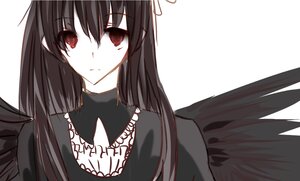 Rating: Safe Score: 0 Tags: 1girl angel angel_wings bangs bird_wings black_dress black_hair black_wings closed_mouth dress eyebrows_visible_through_hair feathered_wings hair_ribbon halo image long_hair looking_at_viewer mini_wings red_eyes ribbon simple_background solo solo_wing suigintou upper_body white_background white_wings wings User: admin