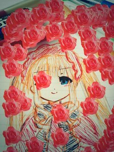 Rating: Safe Score: 0 Tags: 1girl auto_tagged blonde_hair blue_eyes camellia flower hat image orange_flower pink_flower pink_rose purple_rose red_flower red_rose rose rose_petals shinku smile solo thorns traditional_media yellow_flower yellow_rose User: admin