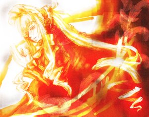 Rating: Safe Score: 0 Tags: 1girl blonde_hair dress flower image long_hair long_sleeves red_dress rose shinku solo suigintou very_long_hair User: admin