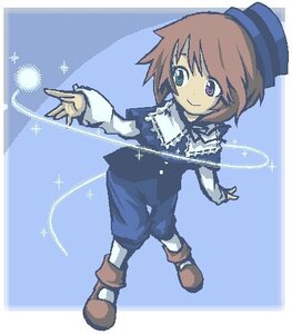 Rating: Safe Score: 0 Tags: 1girl auto_tagged blue_dress blush boots brown_footwear brown_hair capelet closed_mouth dress full_body hat image long_sleeves short_hair smile solo souseiseki standing User: admin