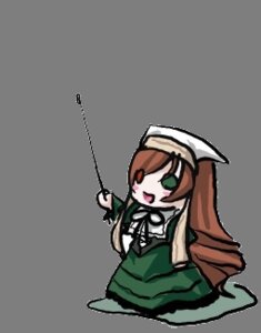 Rating: Safe Score: 0 Tags: 1girl :d blush_stickers brown_hair chibi dress full_body green_dress green_eyes hat head_scarf image long_hair long_sleeves open_mouth simple_background smile solo suiseiseki very_long_hair white_background User: admin