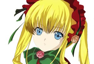 Rating: Safe Score: 0 Tags: 1girl blonde_hair blue_eyes bow bowtie flower image long_hair looking_at_viewer pink_rose portrait red_flower red_rose ribbon rose shinku sidelocks simple_background solo white_background User: admin