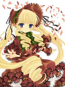 Rating: Safe Score: 0 Tags: 1girl autumn_leaves blonde_hair blue_eyes blush bonnet bow commentary_request dress drill_hair green_bow hanabana_tsubomi highres image leaf long_hair long_sleeves looking_at_viewer petals red_dress rose_petals rozen_maiden shinku solo twintails very_long_hair User: admin