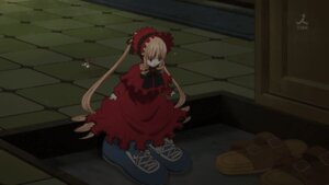 Rating: Safe Score: 0 Tags: 1girl animated animated_gif blonde_hair bonnet doll dress drill_hair gothic_lolita lolita_fashion long_hair non-web_source red_dress rozen_maiden sandals screencap shinku shoes twin_drills twintails very_long_hair User: admin