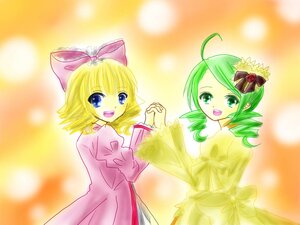 Rating: Safe Score: 0 Tags: 2girls ahoge blonde_hair blue_eyes bow dress drill_hair green_eyes green_hair hair_bow hina_ichigo hinaichigo holding_hands image interlocked_fingers kanaria looking_at_viewer multiple_girls open_mouth pair pink_bow short_hair smile twin_drills User: admin