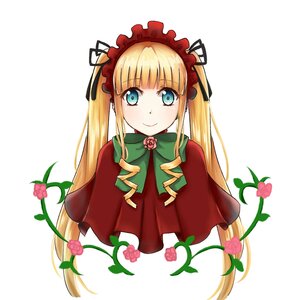 Rating: Safe Score: 0 Tags: 1girl bangs blonde_hair blue_eyes bow capelet drill_hair flower hair_ribbon image long_hair looking_at_viewer pink_rose red_capelet red_flower red_rose ribbon rose shinku sidelocks simple_background smile solo twintails upper_body white_background User: admin