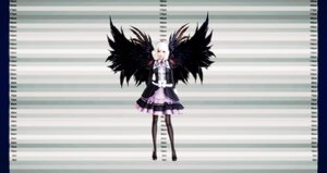 Rating: Safe Score: 0 Tags: 1girl akemi_homura argyle_legwear black_hair black_wings full_body image long_hair magical_girl pantyhose skirt solo suigintou weapon wings User: admin