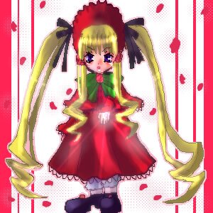 Rating: Safe Score: 0 Tags: 1girl blonde_hair blue_eyes blush bonnet bow bowtie dress drill_hair full_body green_bow image long_hair long_sleeves looking_at_viewer petals red_dress shinku shoes sidelocks solo standing twin_drills twintails User: admin