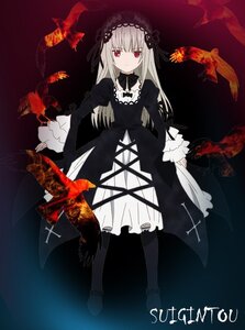 Rating: Safe Score: 0 Tags: 1girl black_dress blush boots dress fire frills full_body hairband image long_hair long_sleeves looking_at_viewer red_eyes ribbon silver_hair solo standing suigintou User: admin