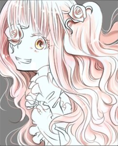 Rating: Safe Score: 0 Tags: 1girl bangs blurry blurry_foreground depth_of_field flower frills grin hair_flower hair_ornament image kirakishou long_hair looking_at_viewer pink_hair rose smile solo wavy_hair white_flower white_rose User: admin