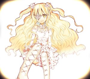 Rating: Safe Score: 0 Tags: 1girl blonde_hair doll_joints dress eyepatch flower full_moon hair_flower hair_ornament image kirakishou long_hair moon rose smile solo thighhighs two_side_up very_long_hair white_flower white_rose yellow_eyes User: admin