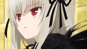 Rating: Safe Score: 0 Tags: 1girl auto_tagged bangs black_ribbon dress eyebrows_visible_through_hair face hair_ribbon image long_hair looking_at_viewer parted_lips portrait red_eyes ribbon solo suigintou User: admin