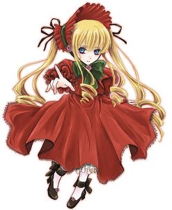 Rating: Safe Score: 0 Tags: 1girl black_footwear blonde_hair blue_eyes bonnet bow bowtie dress drill_hair flower full_body green_bow green_neckwear image long_hair long_sleeves looking_at_viewer red_dress rose shinku shoes sidelocks simple_background solo standing twin_drills twintails very_long_hair white_background white_legwear User: admin
