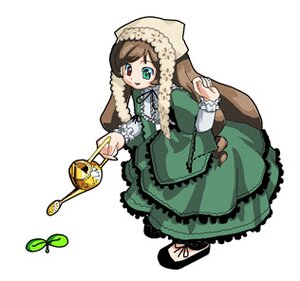 Rating: Safe Score: 0 Tags: 1girl blush brown_hair bug dress frills full_body green_dress green_eyes hat heterochromia image insect long_hair long_sleeves red_eyes simple_background smile solo suiseiseki very_long_hair watering_can white_background User: admin