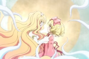 Rating: Safe Score: 0 Tags: 2girls blonde_hair blurry blurry_background blurry_foreground bow curly_hair depth_of_field dress hair_bow hinaichigo image kirakishou long_hair motion_blur multiple_girls pair pink_bow pink_dress profile short_hair smile very_long_hair User: admin