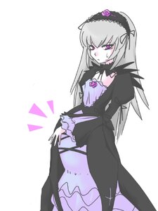 Rating: Safe Score: 0 Tags: 1girl :< artist_request bangs black_dress choker cleavage_cutout clothing_cutout coat dress flower frilled_dress frilled_sleeves frills hairband hand_on_own_stomach image light_purple_hair long_hair long_sleeves looking_at_viewer nervous oekaki pink_eyes pregnant puffy_sleeves rozen_maiden silver_hair simple_background solo standing suigintou sweatdrop white_background wide_sleeves wings User: admin