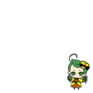 Rating: Safe Score: 0 Tags: 1girl ahoge bow green_eyes green_hair hair_ornament image kanaria simple_background solo white_background User: admin