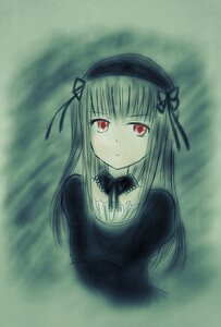 Rating: Safe Score: 0 Tags: 1girl auto_tagged bangs black_dress black_ribbon blunt_bangs closed_mouth detached_collar dress expressionless eyebrows_visible_through_hair hairband image long_hair long_sleeves looking_at_viewer red_eyes ribbon solo suigintou upper_body User: admin