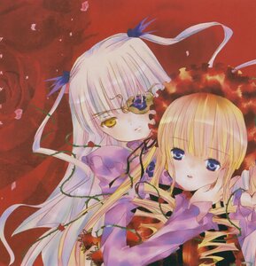 Rating: Safe Score: 0 Tags: 2girls bangs barasuishou blonde_hair blue_eyes dress drill_hair flower image long_hair long_sleeves looking_at_viewer multiple_girls pair petals rose shinku suigintou upper_body yellow_eyes User: admin