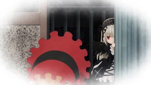 Rating: Safe Score: 0 Tags: 1girl black_dress black_ribbon dress frills gothic_lolita hairband image lolita_fashion long_hair long_sleeves looking_at_viewer pair red_eyes ribbon shinku silver_hair solo suigintou wings User: admin