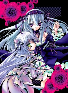 Rating: Safe Score: 0 Tags: 2girls barasuishou blue_rose breasts cleavage dress flower frills hairband image long_hair multiple_girls pink_flower pink_rose purple_eyes purple_flower purple_rose red_flower red_rose rose silver_hair solo suigintou white_rose User: admin