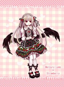 Rating: Safe Score: 0 Tags: 1girl angel_wings black_wings bow feathered_wings flower gothic_lolita hairband image lolita_fashion lolita_hairband long_hair looking_at_viewer pantyhose ribbon shoes solo suigintou white_legwear white_wings wings User: admin