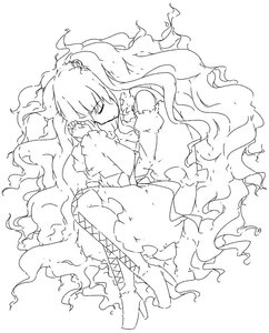 Rating: Safe Score: 0 Tags: 1girl boots closed_eyes cross-laced_footwear dress frills full_body greyscale high_heel_boots high_heels image kirakishou lineart long_hair monochrome solo thigh_boots two_side_up very_long_hair User: admin