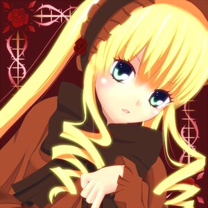 Rating: Safe Score: 0 Tags: 1girl blonde_hair blue_eyes blush dress flower hairband image long_hair long_sleeves red_flower red_rose rose shinku sidelocks solo twintails upper_body User: admin