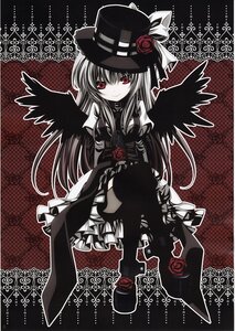 Rating: Safe Score: 0 Tags: 1girl bare_shoulders dress flower hat hinanawi_tenshi image lolita_fashion long_hair red_eyes red_flower red_rose rose smile solo suigintou thighhighs wings User: admin
