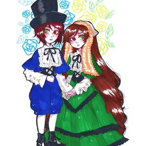 Rating: Safe Score: 0 Tags: 2girls blush brown_hair dress flower frills green_dress green_eyes hat heterochromia image long_hair long_sleeves looking_at_viewer multiple_girls pair pantyhose red_eyes rose short_hair siblings sisters souseiseki suiseiseki top_hat twins very_long_hair User: admin