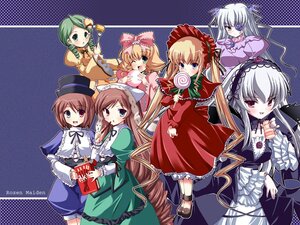 Rating: Safe Score: 0 Tags: 6+girls blonde_hair blue_eyes bow brown_hair dress drill_hair food frills green_eyes green_hair hairband hat heterochromia hina_ichigo image kanaria long_hair long_sleeves multiple multiple_girls one_eye_closed pink_bow red_eyes shinku short_hair siblings silver_hair sisters smile souseiseki suigintou suiseiseki tagme tongue tongue_out twins twintails very_long_hair wings User: admin