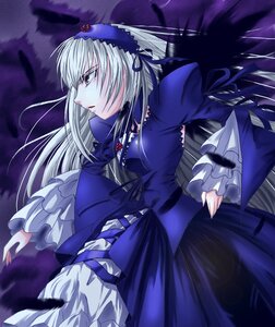 Rating: Safe Score: 0 Tags: 1girl black_ribbon black_wings dress frilled_sleeves frills hairband image juliet_sleeves long_hair long_sleeves looking_afar moon night profile puffy_sleeves red_eyes ribbon solo suigintou very_long_hair wings User: admin