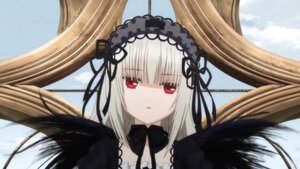 Rating: Safe Score: 0 Tags: 1girl bangs black_dress black_ribbon black_wings detached_collar dress feathered_wings feathers flower frills hairband image long_hair looking_at_viewer red_eyes ribbon silver_hair solo suigintou wings User: admin