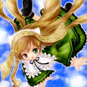 Rating: Safe Score: 0 Tags: 1girl brown_hair cloud day dress flying frills green_dress green_eyes hat head_scarf heterochromia image long_hair long_sleeves looking_at_viewer marker_(medium) red_eyes sky solo suiseiseki twintails very_long_hair User: admin